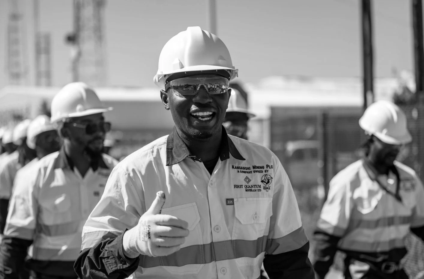 Kansanshi mining worker portrait